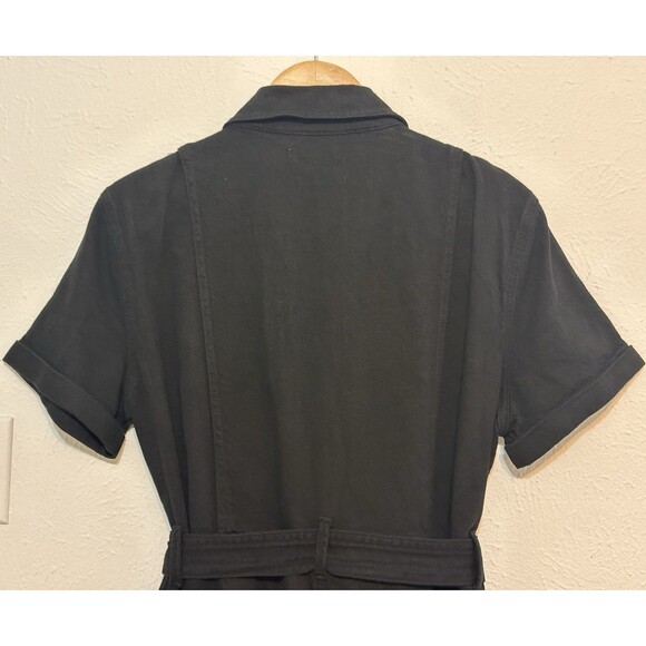 NWT GOOD AMERICAN Sz 3 (L) Waist Tie Twill Utility Jumpsuit Net-a-Porter  Staple - Picture 11 of 16